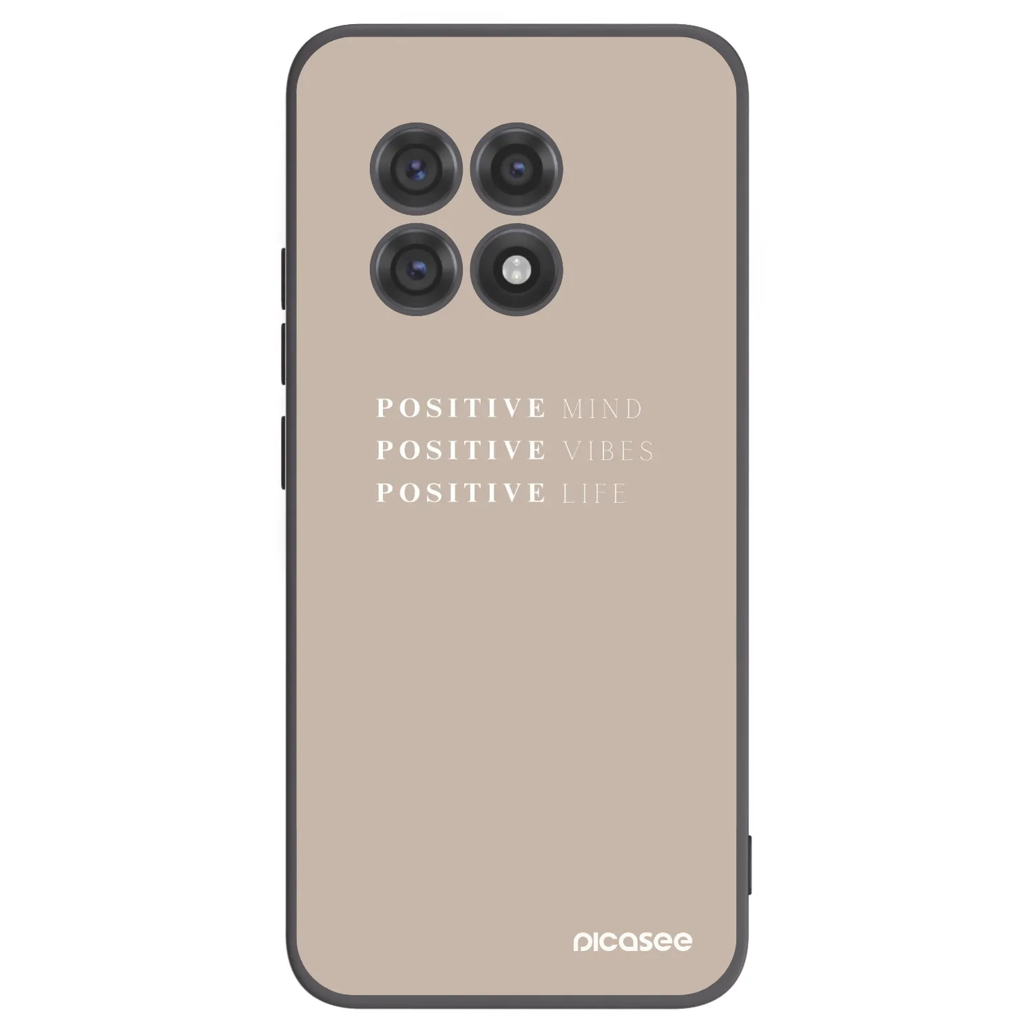 Picasee silikónový čierny obal pre OnePlus 13R 5G - Positive Vibes