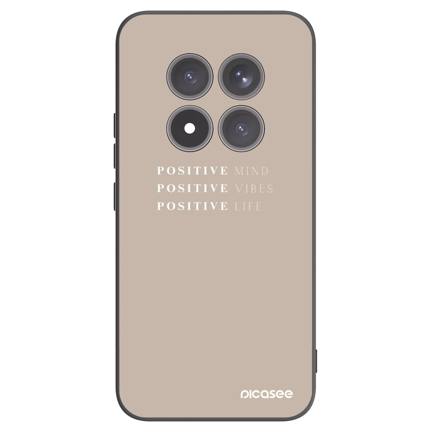Picasee silikónový čierny obal pre Xiaomi Redmi Note 15 Pro+ - Positive Vibes