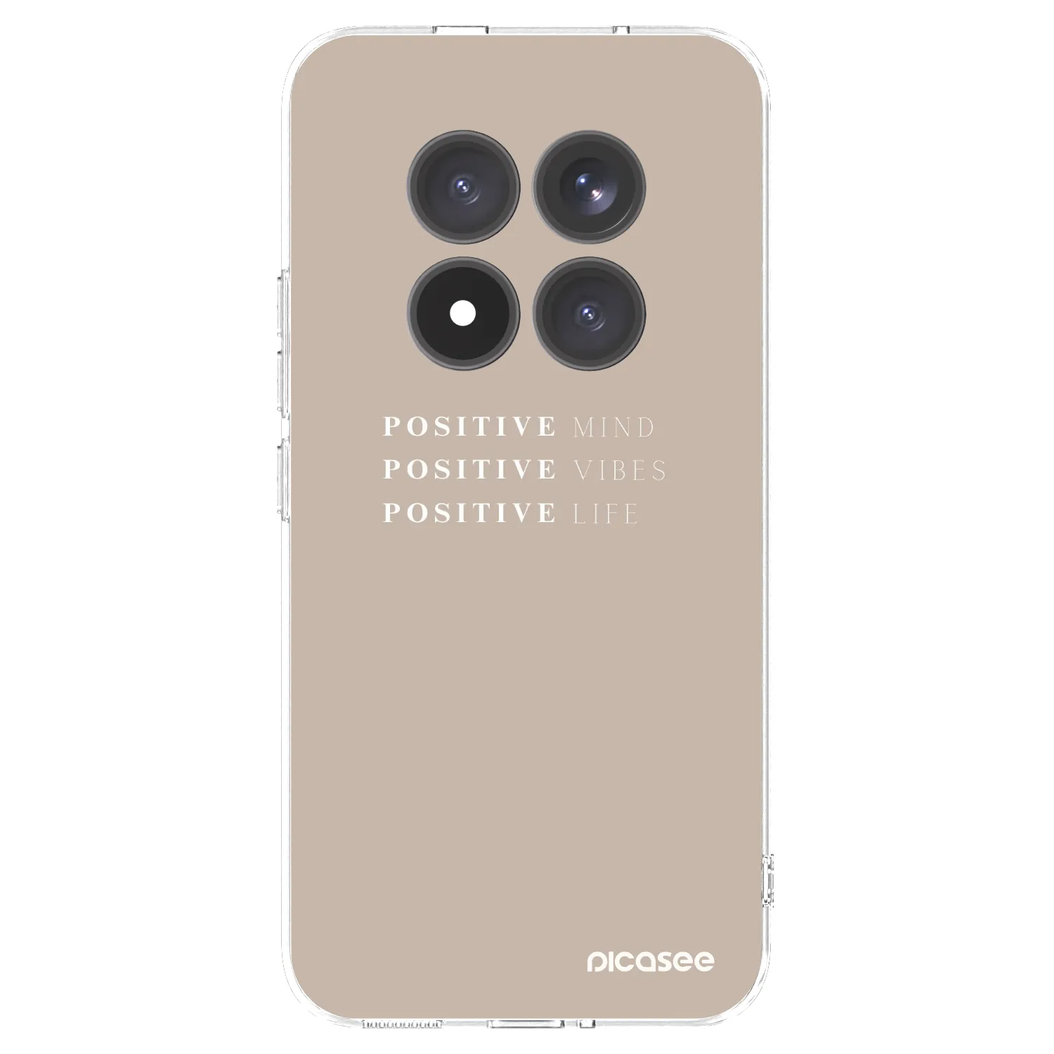 Picasee silikónový prehľadný obal pre Xiaomi Redmi Note 15 Pro+ - Positive Vibes