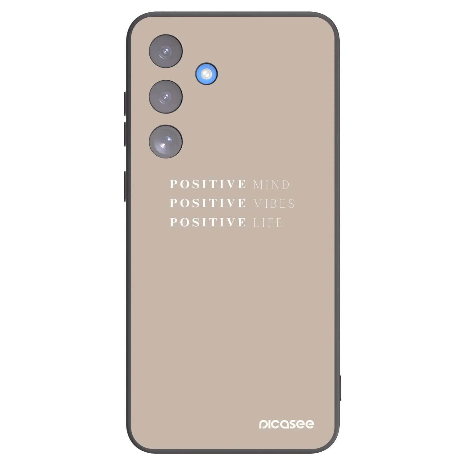 Picasee silikónový čierny obal pre Samsung Galaxy S25 FE 5G - Positive Vibes