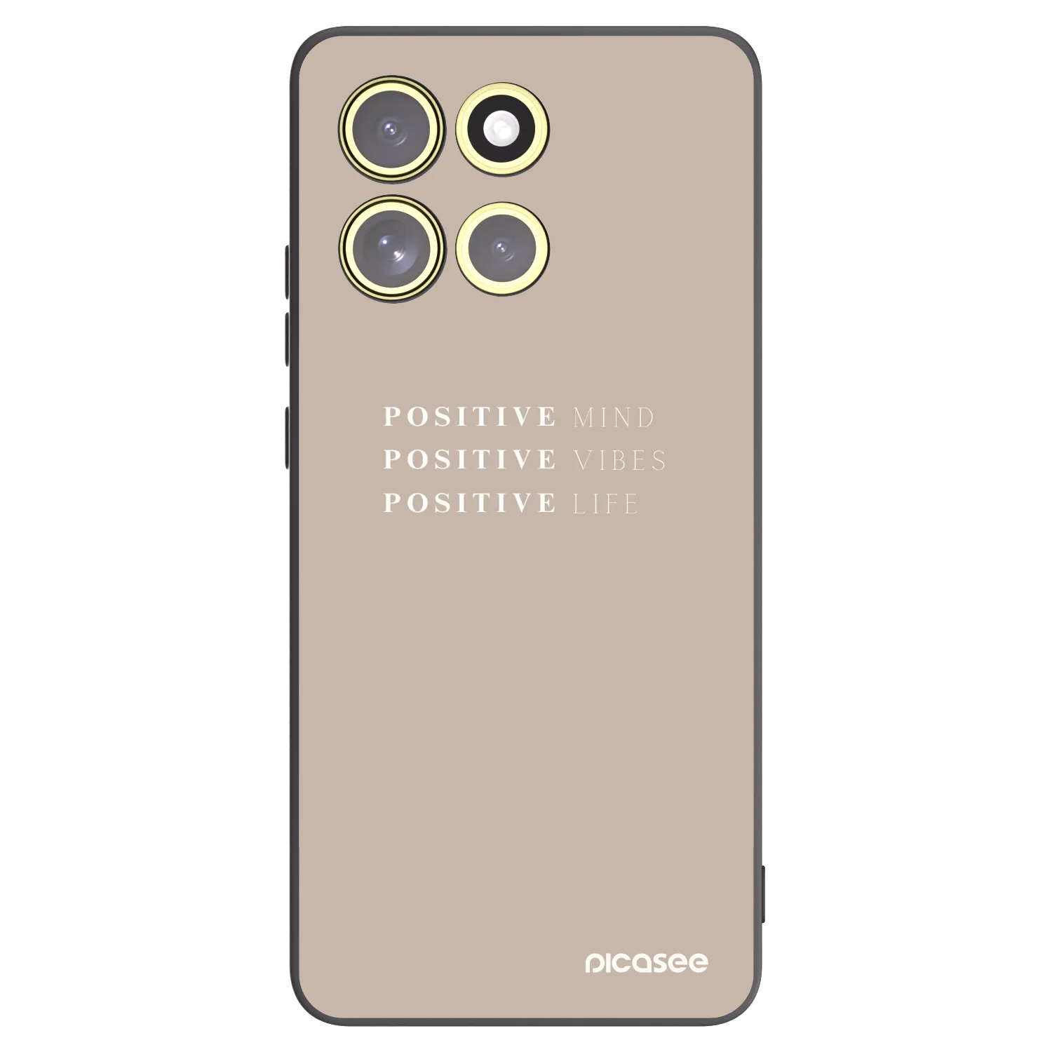 Picasee silikónový čierny obal pre Motorola Moto G86 Power 5G - Positive Vibes