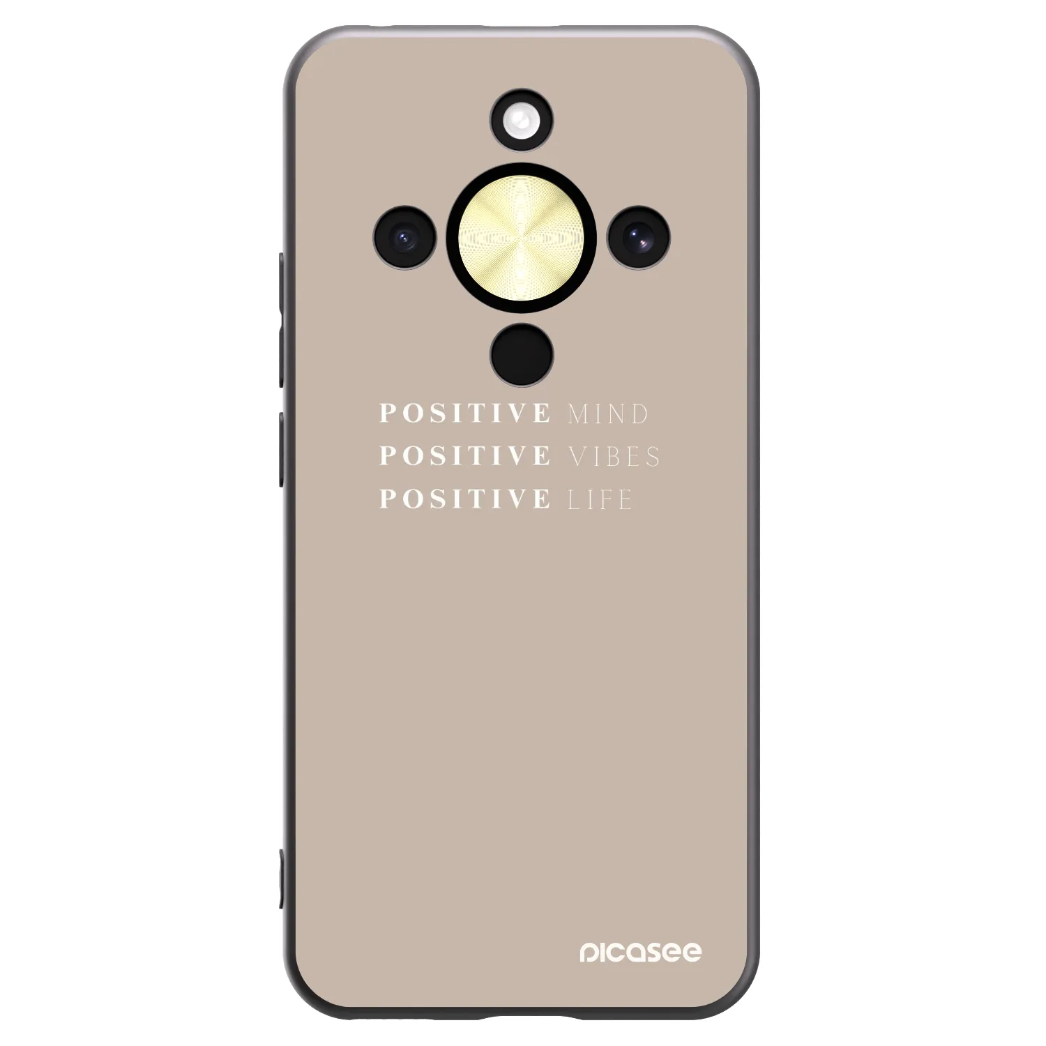 Picasee silikónový čierny obal pre Honor Magic8 Lite 5G - Positive Vibes