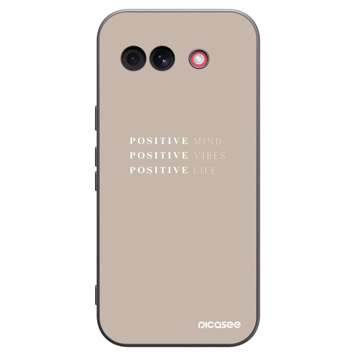 Picasee silikónový čierny obal pre Google Pixel 10a - Positive Vibes
