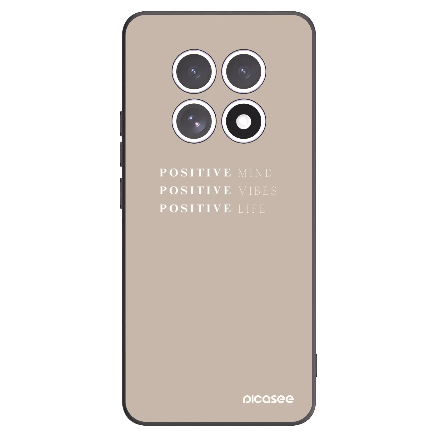 Picasee silikónový čierny obal pre Xiaomi Redmi Note 15 5G - Positive Vibes