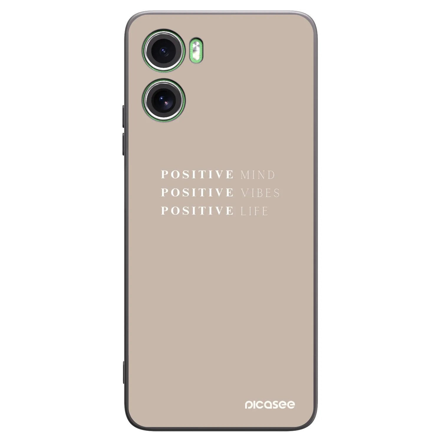 Picasee silikónový čierny obal pre Motorola Moto G06 - Positive Vibes