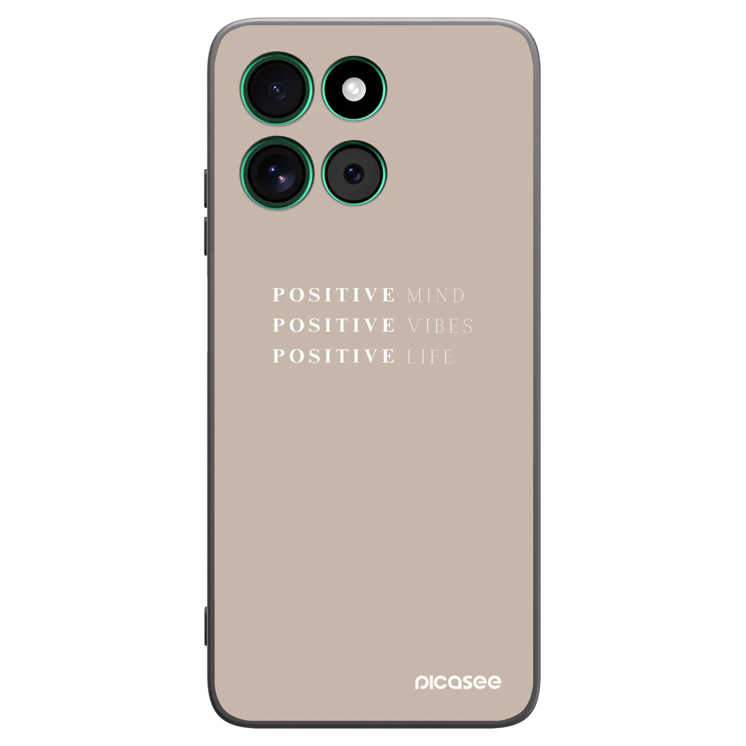 Picasee silikónový čierny obal pre Motorola Moto G57 Power - Positive Vibes