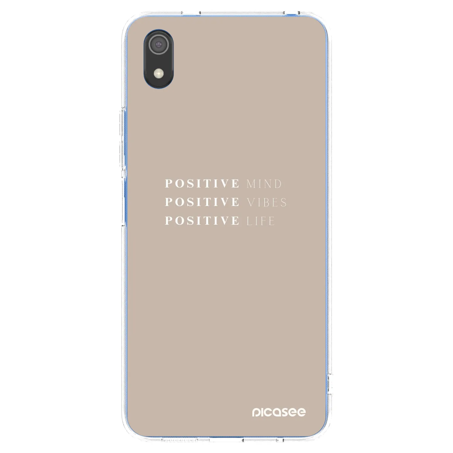 Picasee silikónový prehľadný obal pre Xiaomi Redmi 7A - Positive Vibes