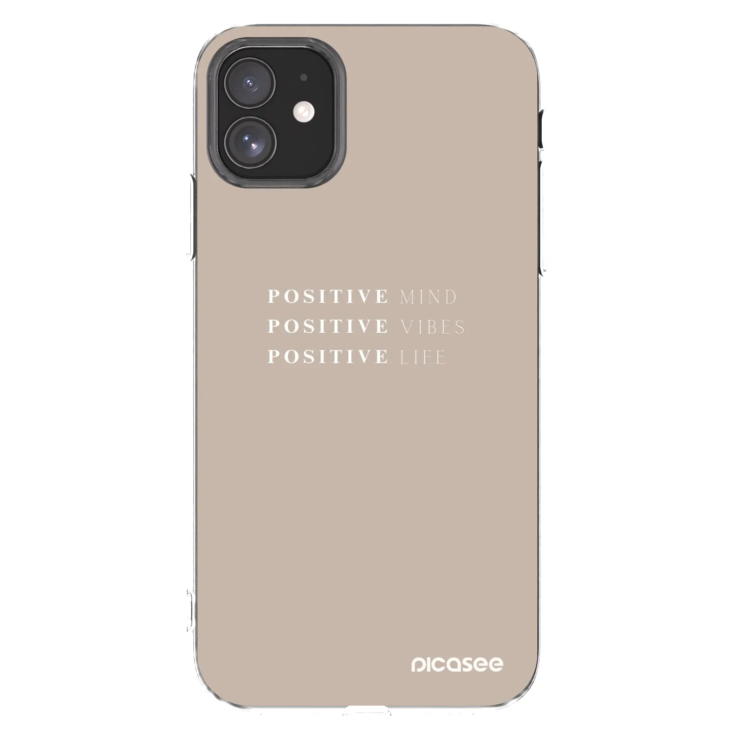 Picasee silikónový prehľadný obal pre Apple iPhone 11 - Positive Vibes
