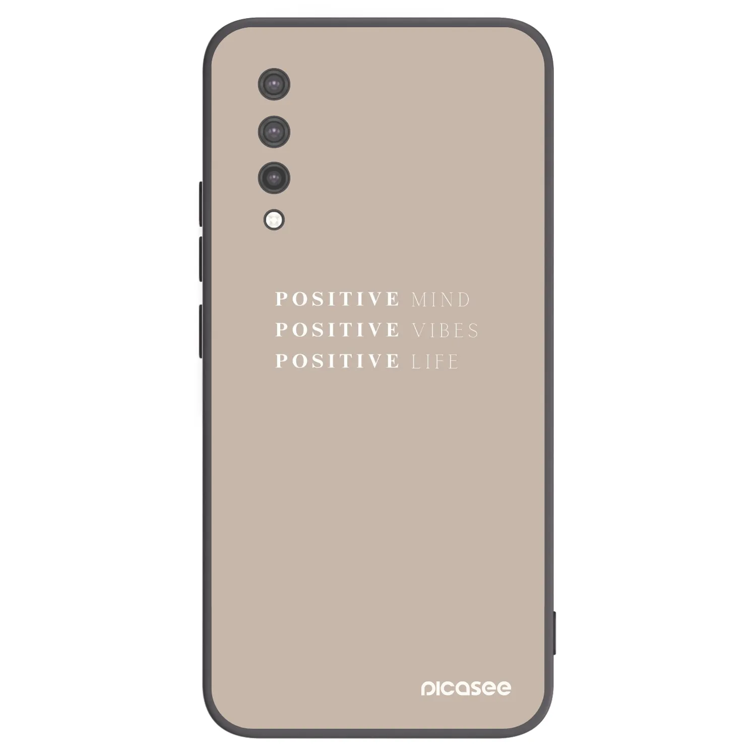 Picasee silikónový čierny obal pre Xiaomi Mi 9 Lite - Positive Vibes