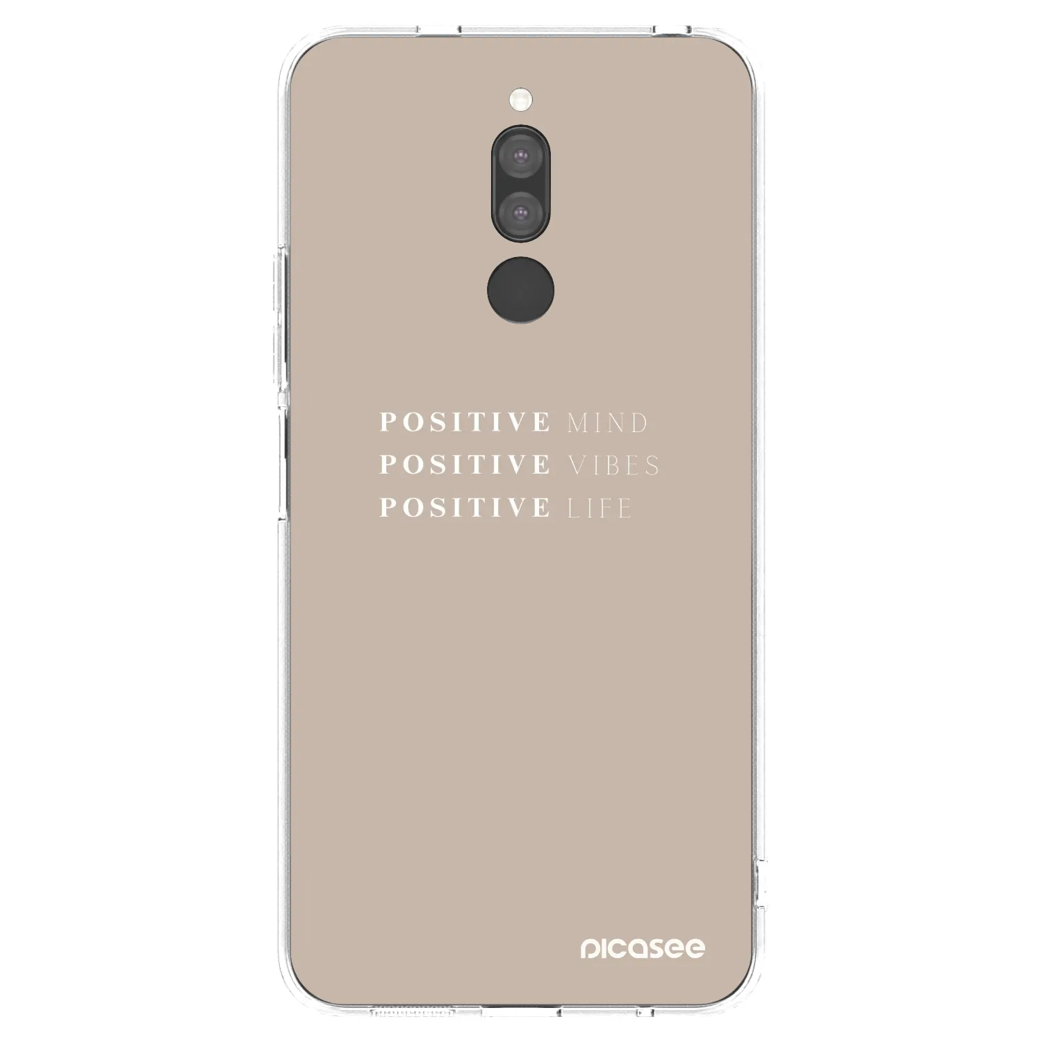 Picasee silikónový prehľadný obal pre Xiaomi Redmi 8 - Positive Vibes