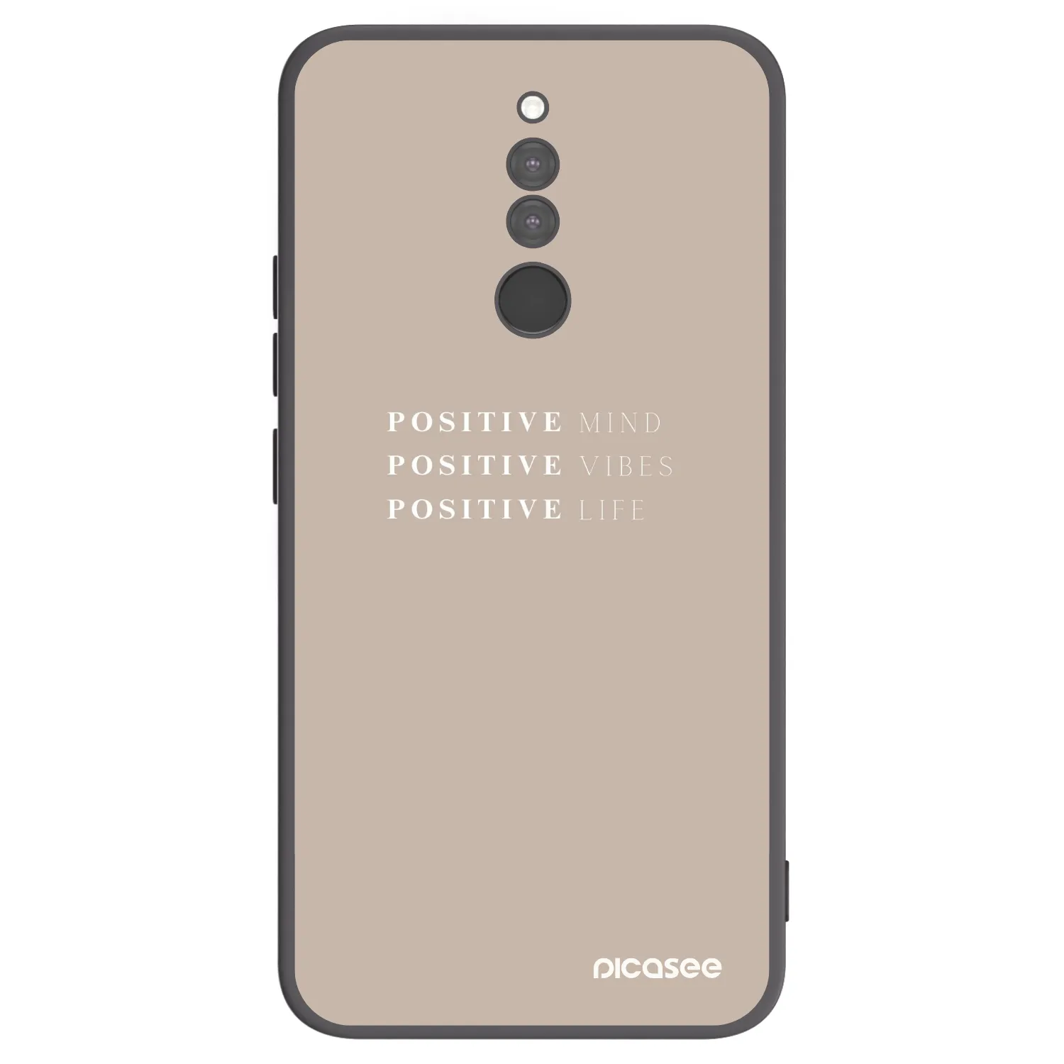 Picasee silikónový čierny obal pre Xiaomi Redmi 8 - Positive Vibes