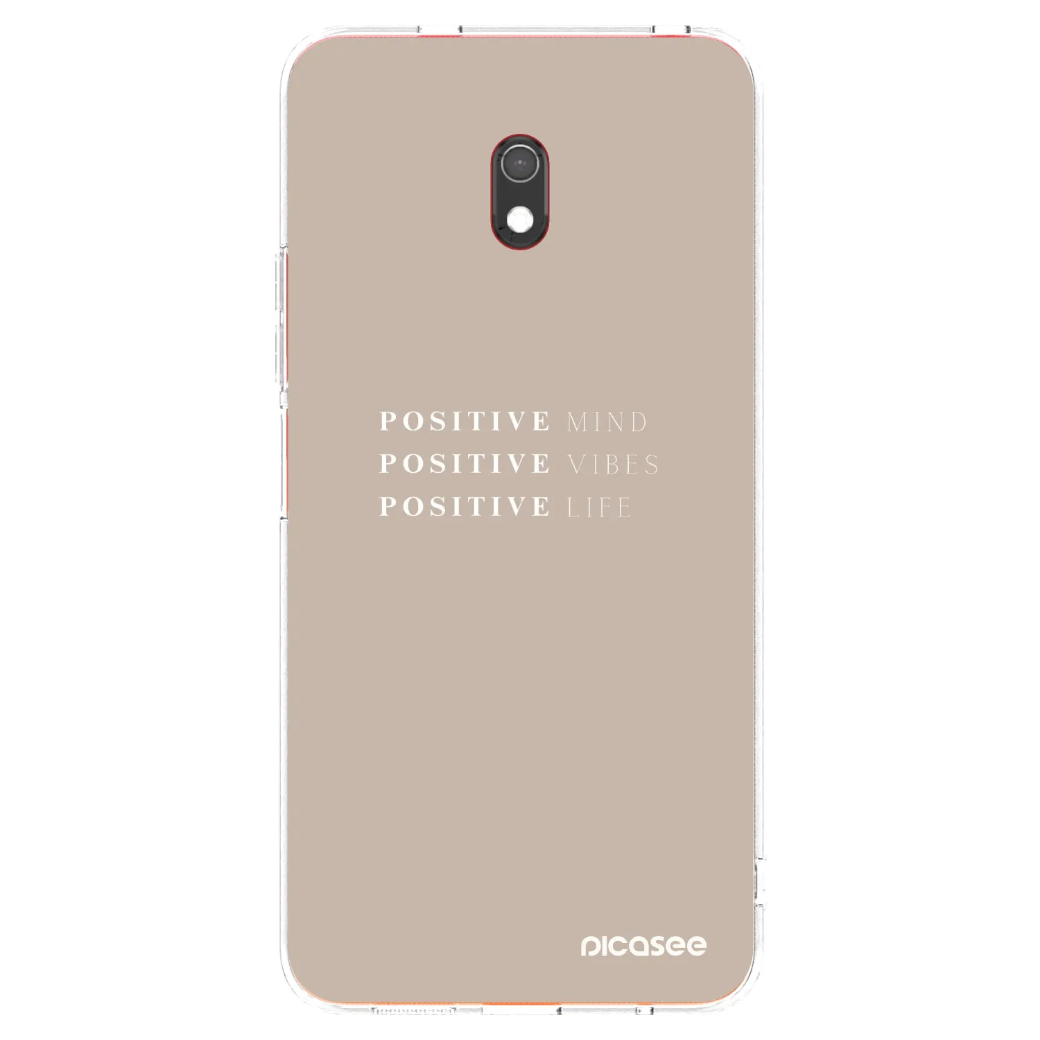 Picasee silikónový prehľadný obal pre Xiaomi Redmi 8A - Positive Vibes