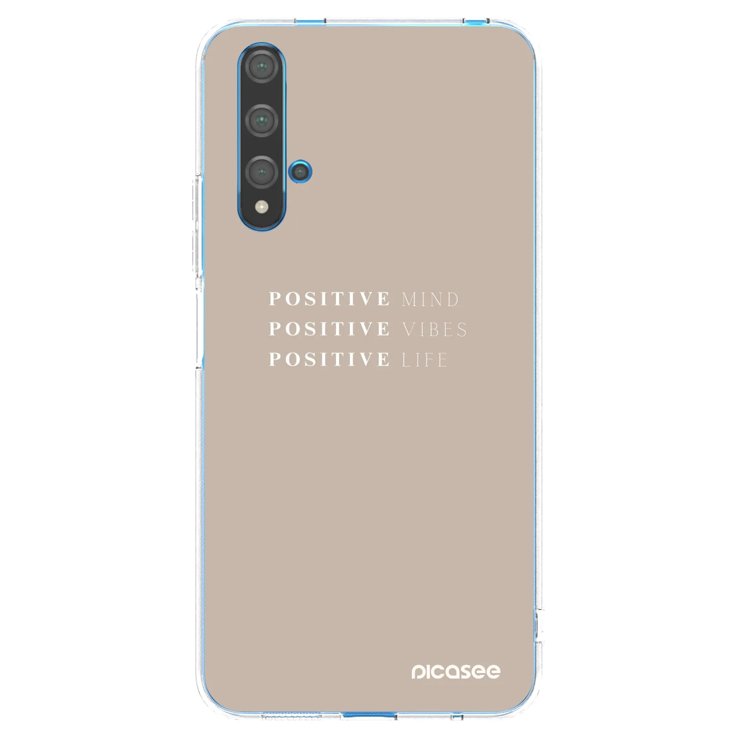 Picasee silikónový prehľadný obal pre Huawei Nova 5T - Positive Vibes