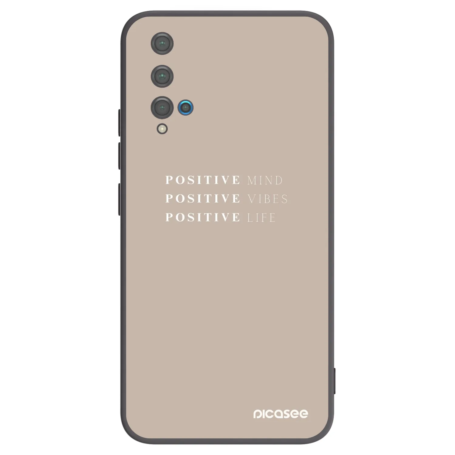 Picasee silikónový čierny obal pre Huawei Nova 5T - Positive Vibes