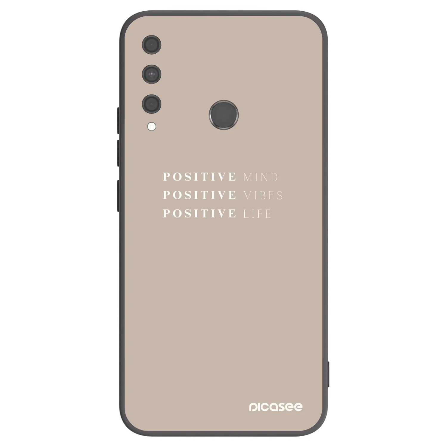 Picasee silikónový čierny obal pre Huawei P40 Lite E - Positive Vibes