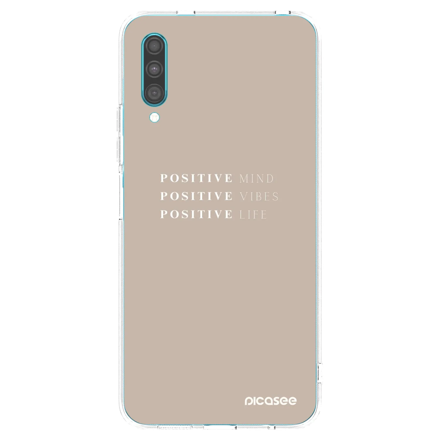 Picasee silikónový prehľadný obal pre Samsung Galaxy A30s A307F - Positive Vibes