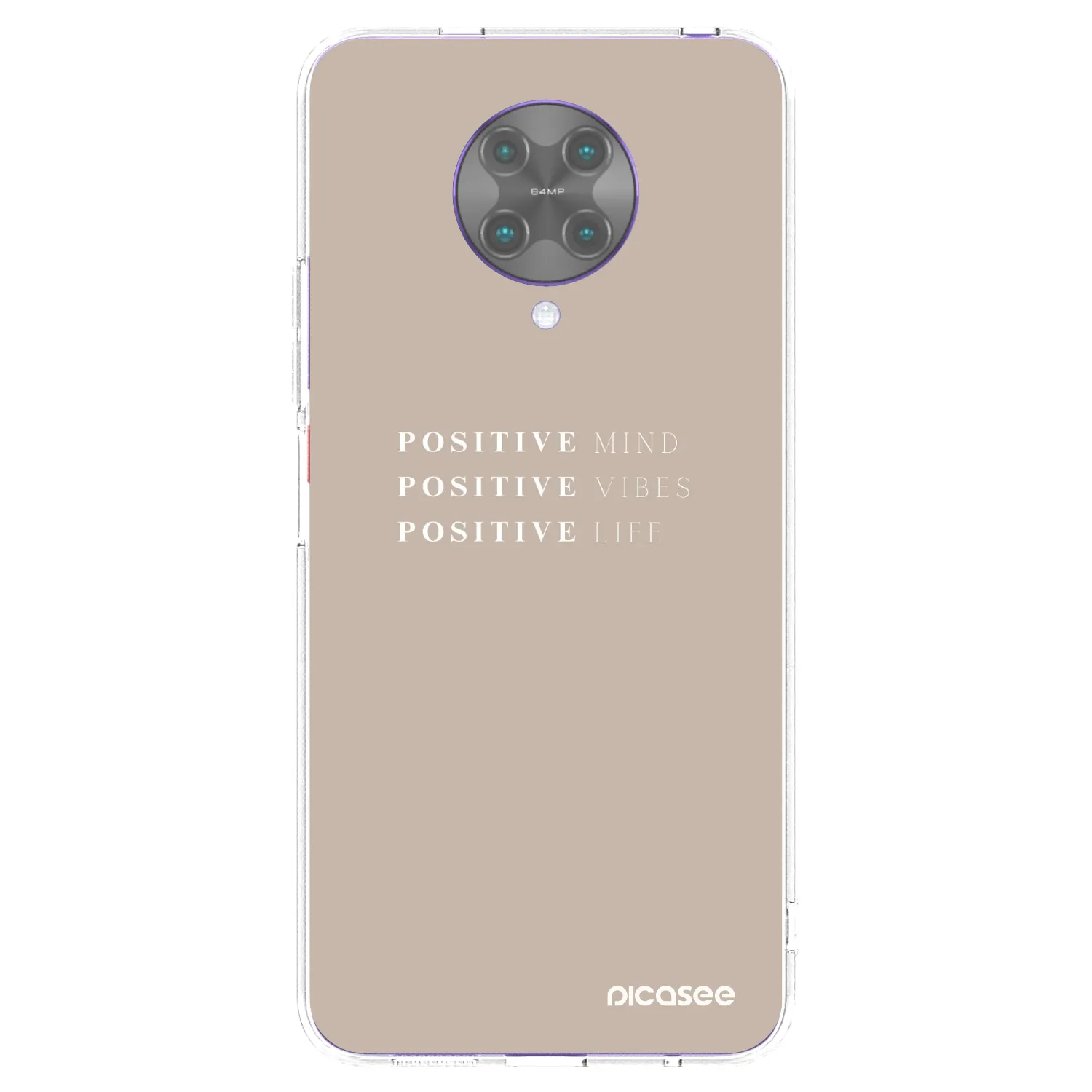 Picasee silikónový prehľadný obal pre Xiaomi Poco F2 Pro - Positive Vibes