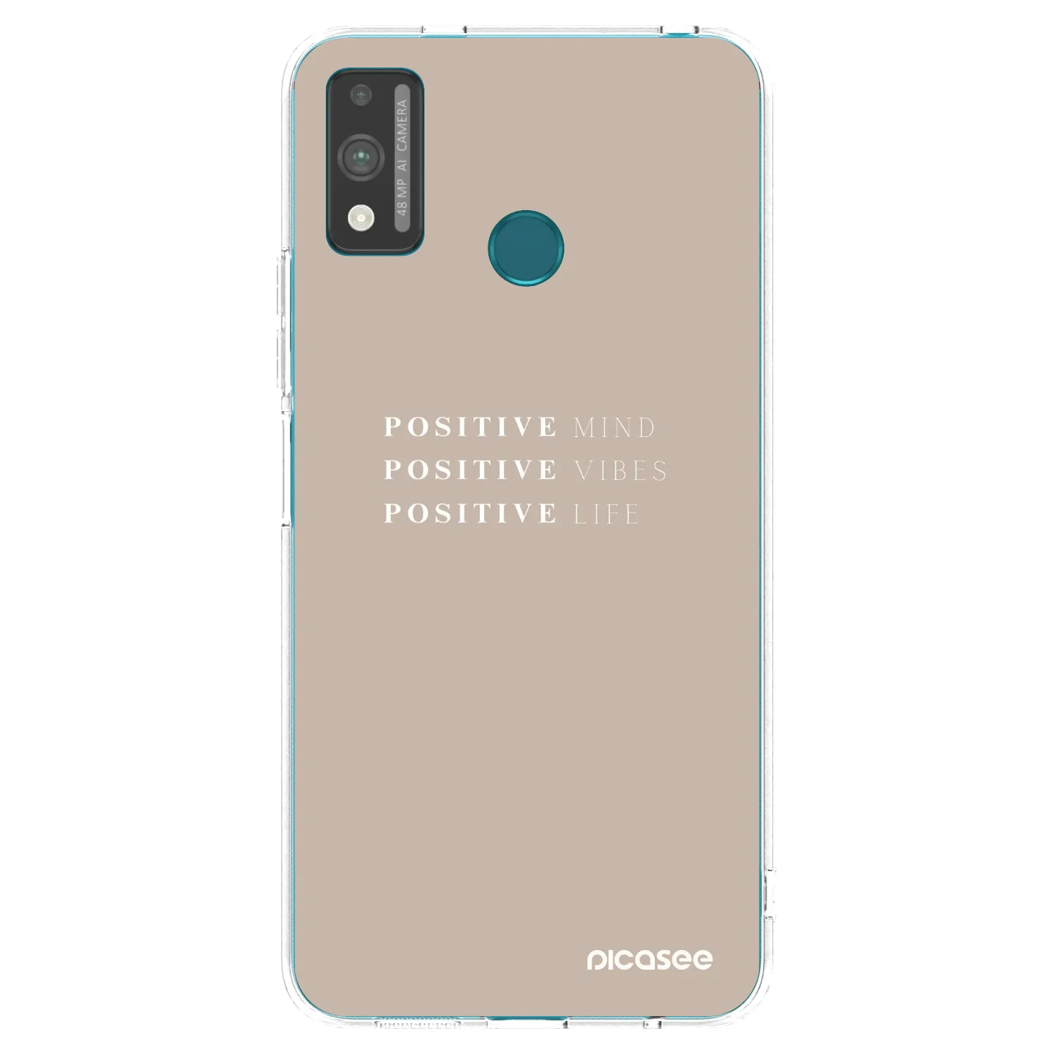 Picasee silikónový prehľadný obal pre Honor 9X Lite - Positive Vibes