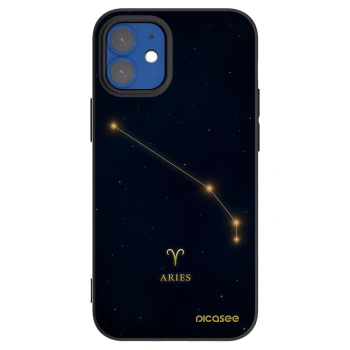 Picasee silikónový čierny obal pre Apple iPhone 12 mini - ARIES