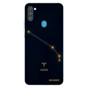 Picasee silikónový prehľadný obal pre Samsung Galaxy M11 - ARIES