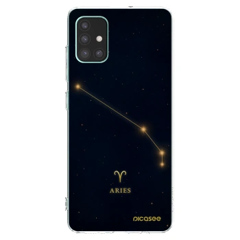 Picasee silikónový prehľadný obal pre Samsung Galaxy M51 M515F - ARIES