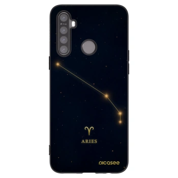 Picasee silikónový čierny obal pre Realme 5 - ARIES