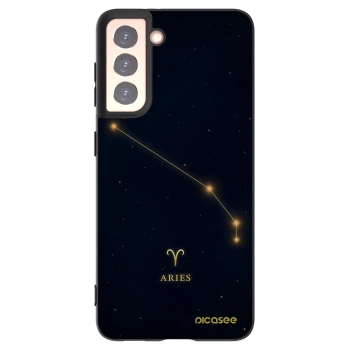 Picasee silikónový čierny obal pre Samsung Galaxy S21 5G G991B - ARIES