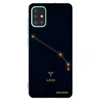 Picasee silikónový prehľadný obal pre Samsung Galaxy M31s - ARIES