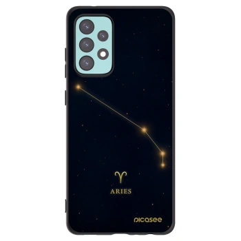 Picasee silikónový čierny obal pre Samsung Galaxy A72 A725F - ARIES