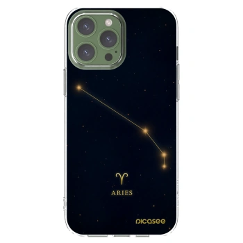 Picasee silikónový prehľadný obal pre Apple iPhone 13 Pro Max - ARIES