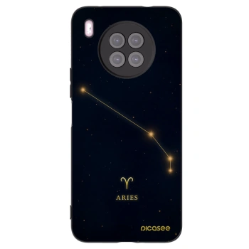 Picasee silikónový čierny obal pre Huawei Nova 8i - ARIES