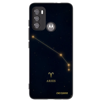 Picasee silikónový čierny obal pre Motorola Moto G60 - ARIES