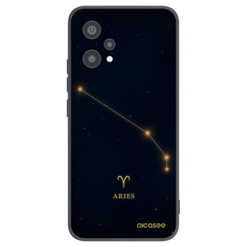 Picasee silikónový čierny obal pre Realme 9 Pro 5G - ARIES