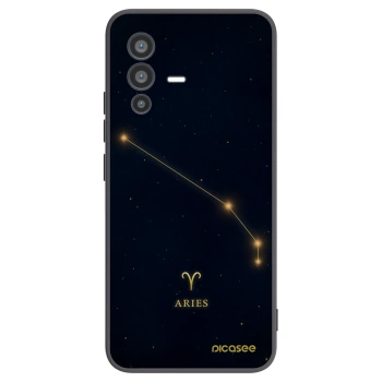 Picasee silikónový čierny obal pre Vivo V23 5G - ARIES