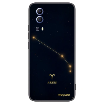 Picasee silikónový čierny obal pre Vivo Y52 5G - ARIES