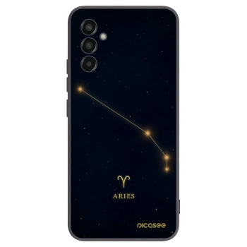 Picasee silikónový čierny obal pre Samsung Galaxy M13 M135F - ARIES