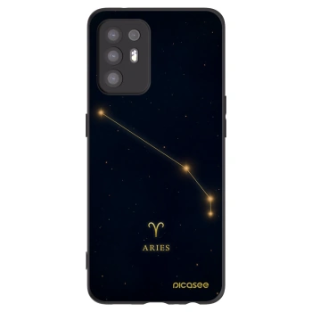 Picasee silikónový čierny obal pre OPPO A94 5G - ARIES