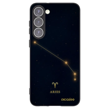 Picasee silikónový čierny obal pre Samsung Galaxy S23+ 5G - ARIES