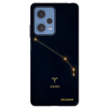 Picasee silikónový čierny obal pre Xiaomi Redmi Note 12 Pro 5G - ARIES