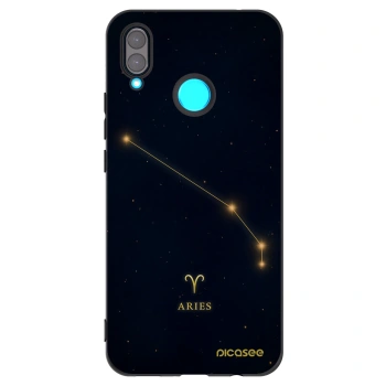 Picasee silikónový čierny obal pre Huawei Nova 3 - ARIES