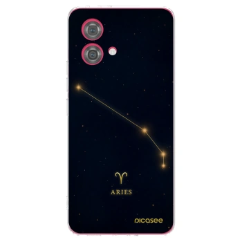 Picasee silikónový prehľadný obal pre Motorola Moto G84 5G - ARIES