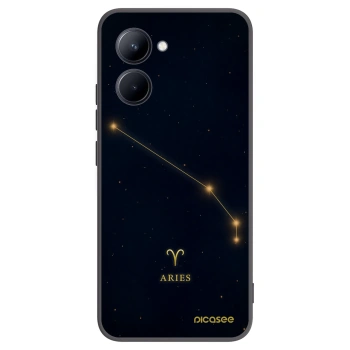 Picasee silikónový čierny obal pre Realme C33 (2023) - ARIES
