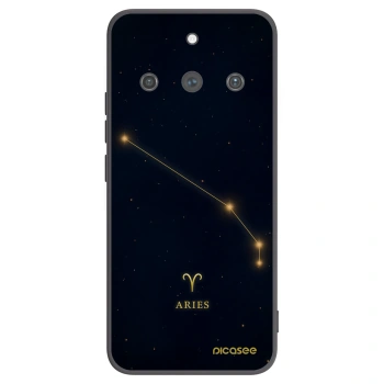 Picasee silikónový čierny obal pre Realme 11 Pro+ - ARIES