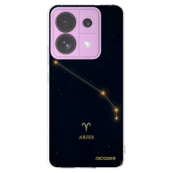 Picasee silikónový prehľadný obal pre Xiaomi Redmi Note 13 Pro 5G - ARIES