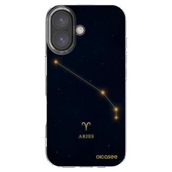 Picasee silikónový prehľadný obal pre Apple iPhone 16 - ARIES