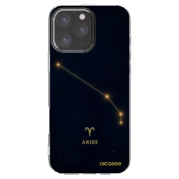 Picasee silikónový prehľadný obal pre Apple iPhone 16 Pro Max - ARIES