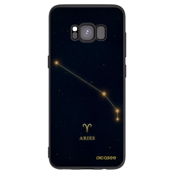 Picasee silikónový čierny obal pre Samsung Galaxy S8 G950F - ARIES