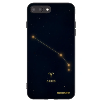 Picasee silikónový čierny obal pre Apple iPhone 8 Plus - ARIES
