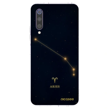 Picasee silikónový prehľadný obal pre Xiaomi Mi 9 - ARIES