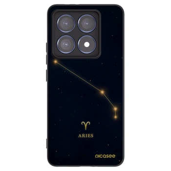 Picasee silikónový čierny obal pre Xiaomi 14T Pro - ARIES